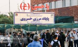 ۶۲ هزار زائر اربعین از مرز خسروی در ۲۴ ساعت گذشته تردد کردند