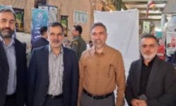 برپایی میز خدمت شرکت توزیع نیروی برق کرمانشاه در مسجد جامع