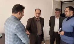 بازدید معاون خدمات مشترکین و درآمد شرکت آبفای استان کرمانشاه از امور آبفای منطقه چهار