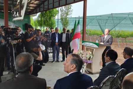 بهره برداری از فاز دوم بزرگترین باغ سایبان کشور در کرمانشاه همزمان با سفر رییس جمهور
