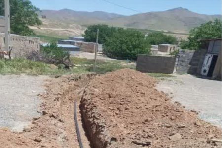  توسعه ۳۳۰۰ متر شبکه آبرسانی در روستاهای سنقر و کلیایی 