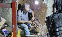 راه اندازی مجدد شبکه تلفن ثابت محله خیام کرمانشاه