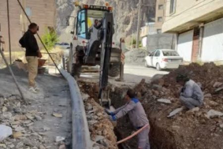 افت فشار و هدر رفت آب در ۲ شهرک کرمانشاه پایان یافت