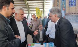  میز ارتباطات مردمی آبفای کرمانشاه در مسجد جامع برپا شد