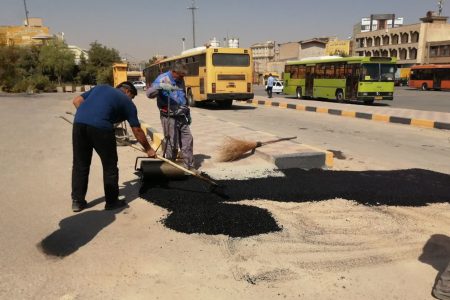 ترمینال مسافربری میدان آزادی کرمانشاه بهسازی و ساماندهی شد