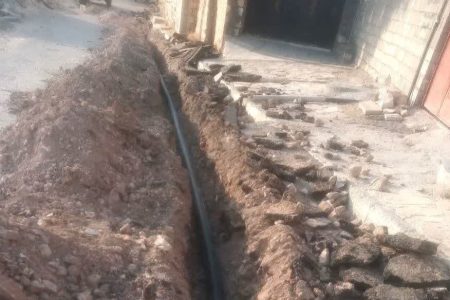 اجرای بیش از ۲ کیلومتر شبکه آبرسانی در روستای «پلنگرد» اسلامآبادغرب